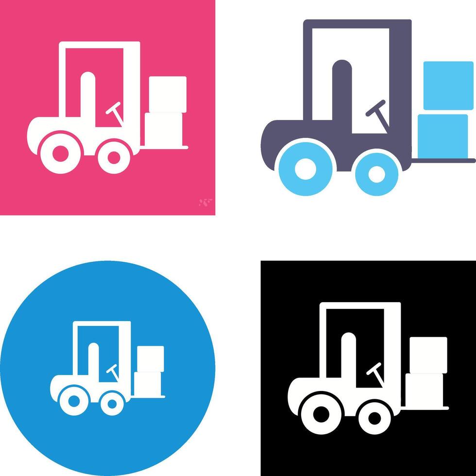 Forklifter Icon Design vector