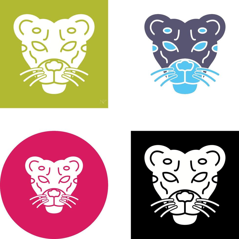Cheetah Icon Design vector