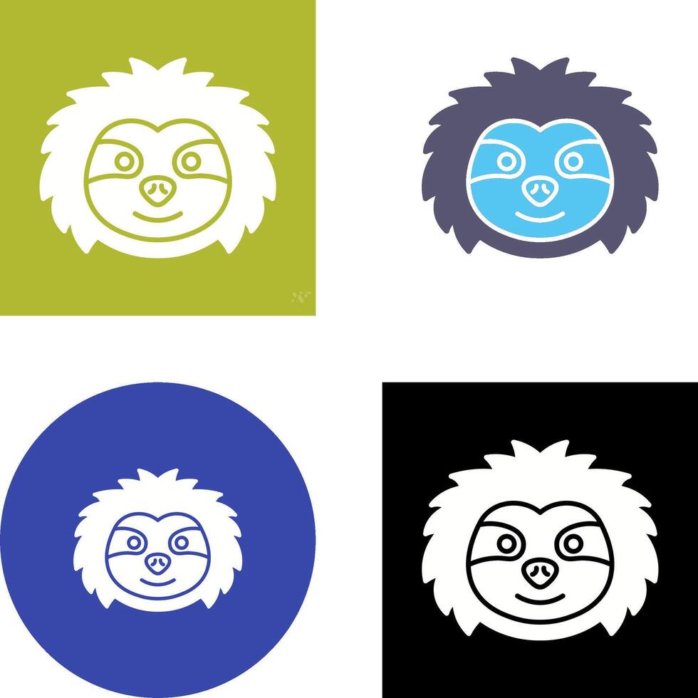 Sloth Icon Design vector