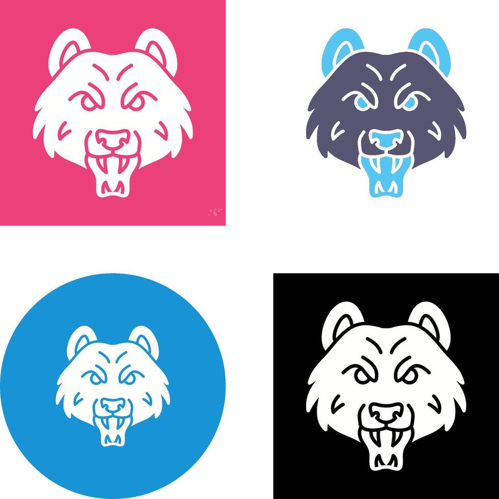 Bear Icon Design vector