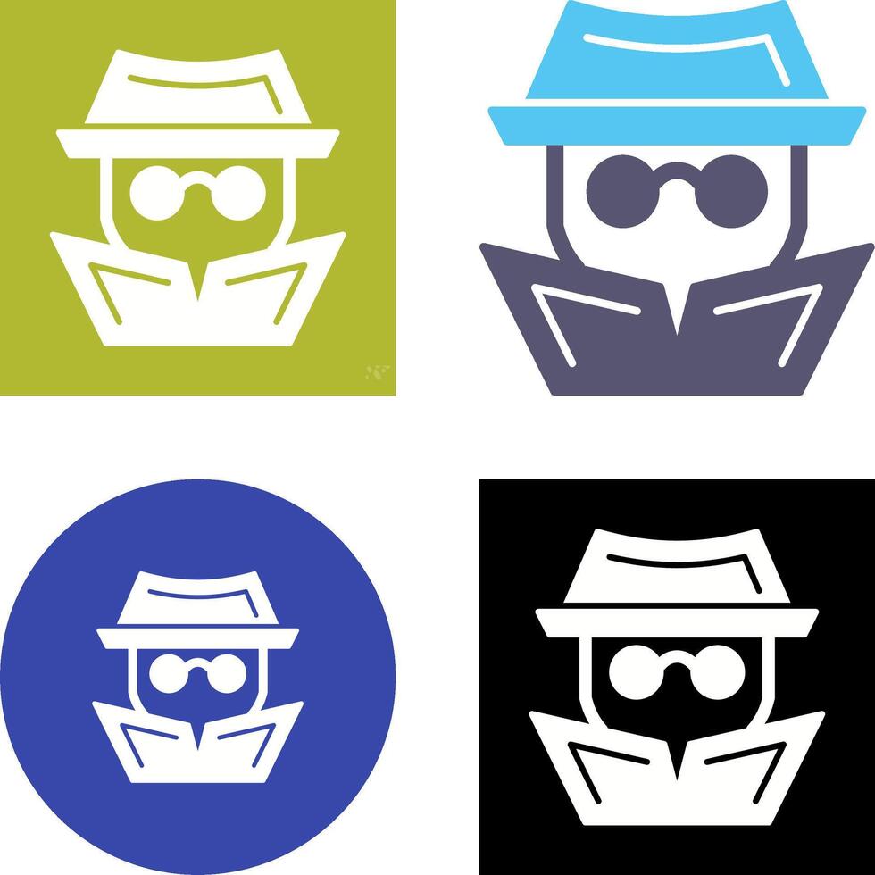 Hacker Icon Design vector
