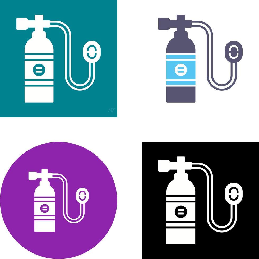 Oxygen Tank Icon Design vector