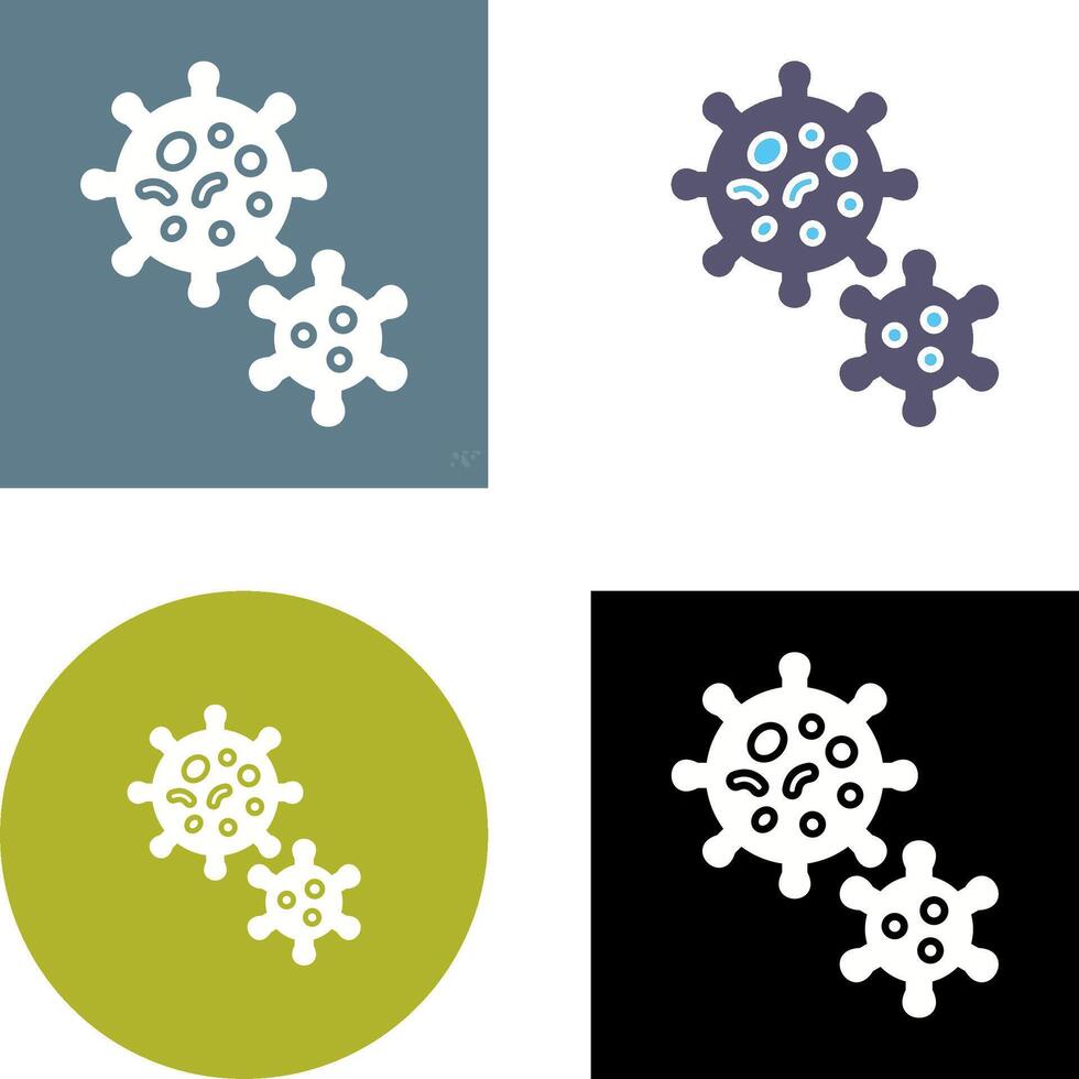Virus Icon Design vector