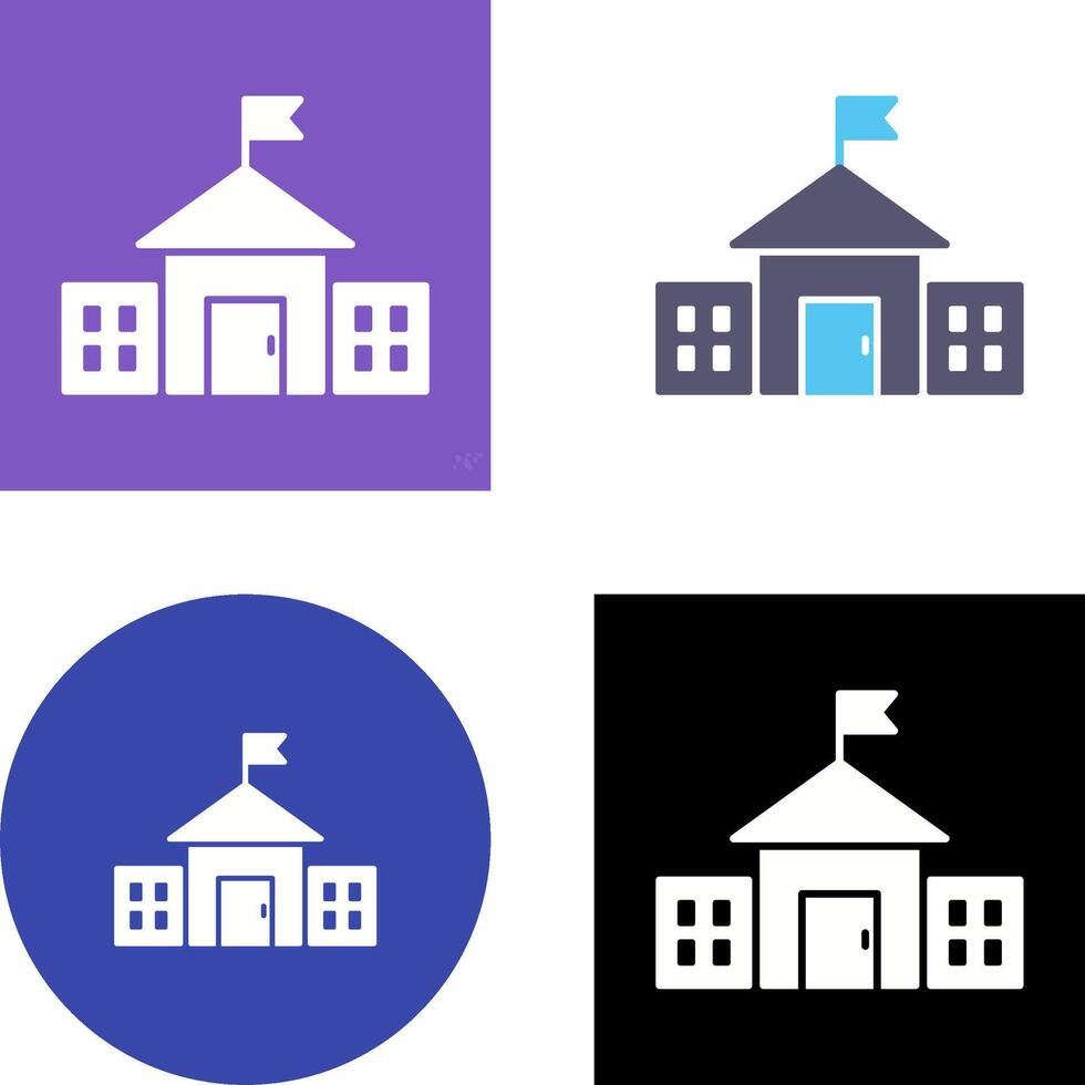 Presidential Building Icon Design vector