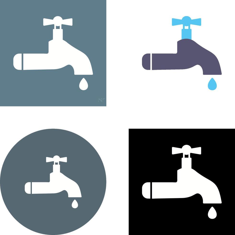Water Tap Icon Design vector