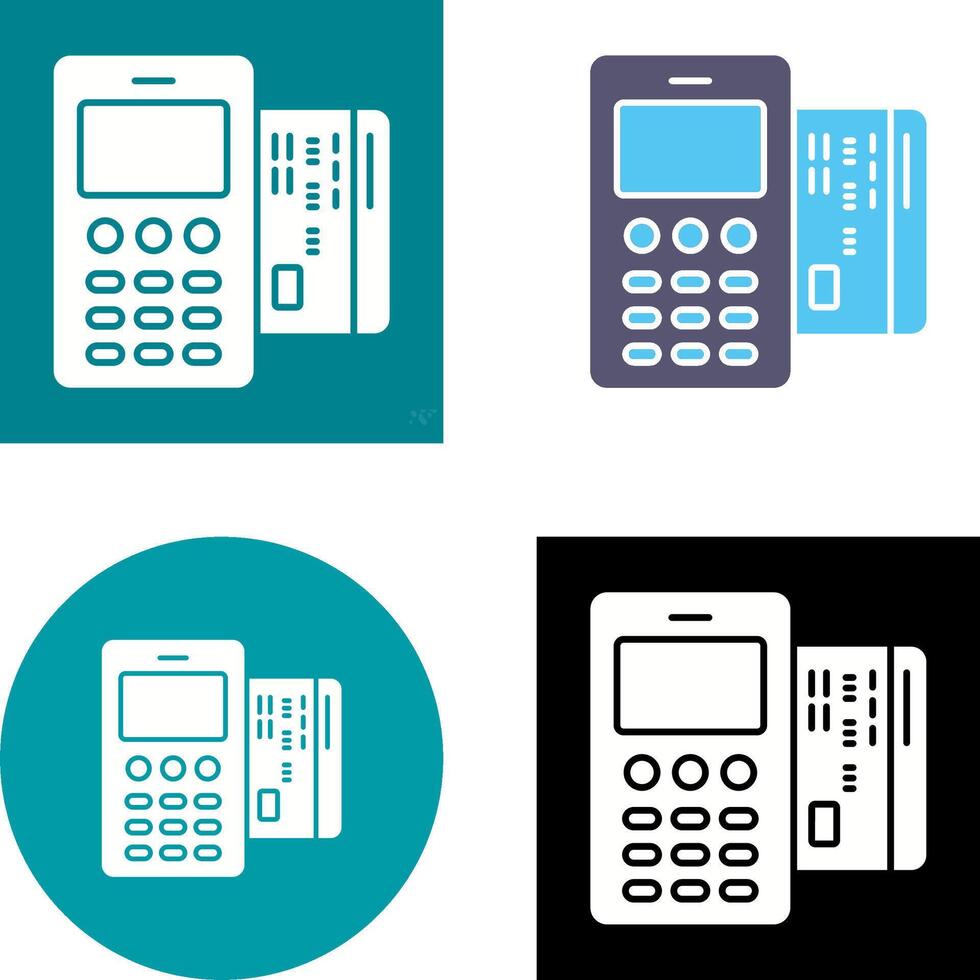Card Machine Icon Design vector