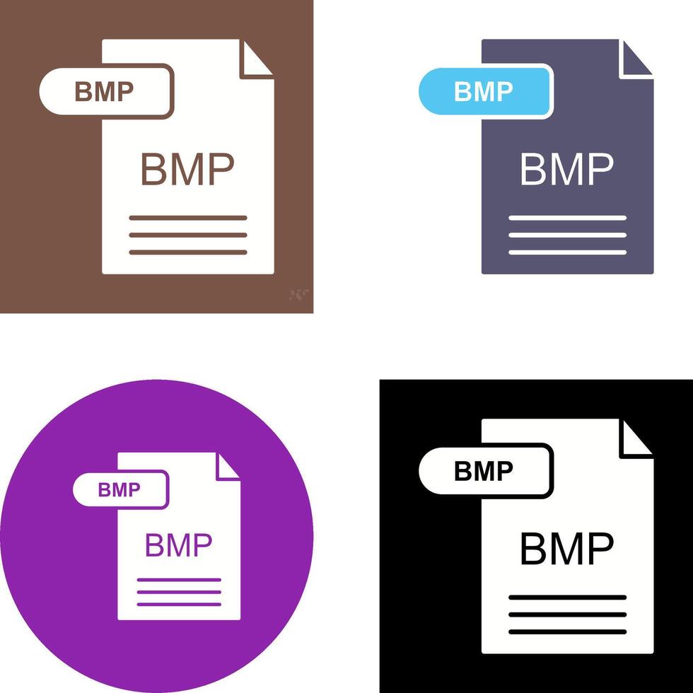 BMP Icon Design vector