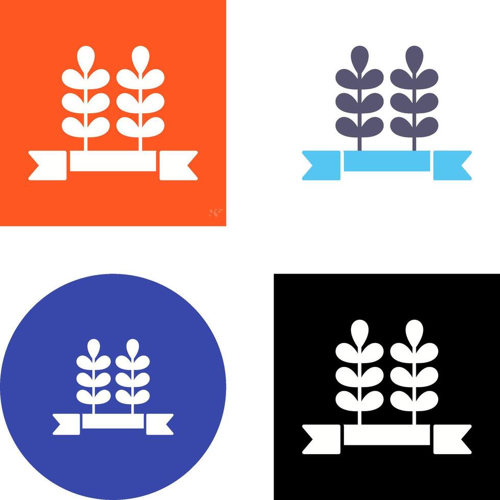 Wheat Icon Design vector
