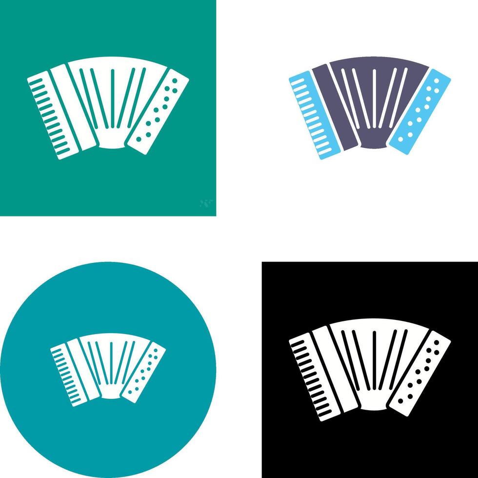Accordion Icon Design vector