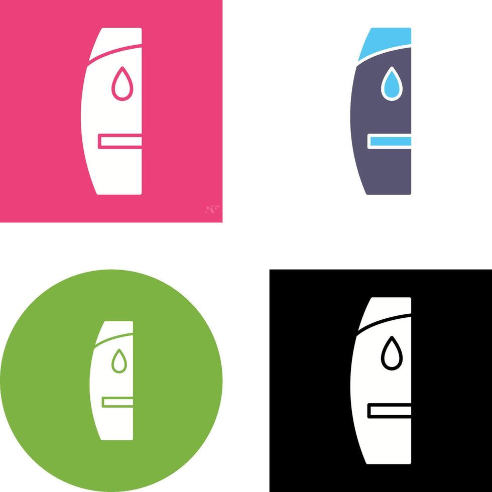 Shampoo Icon Design vector