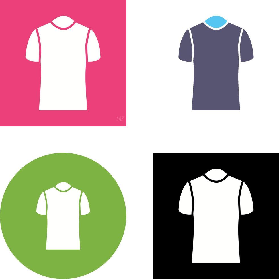 Polo Shirt Icon Design vector