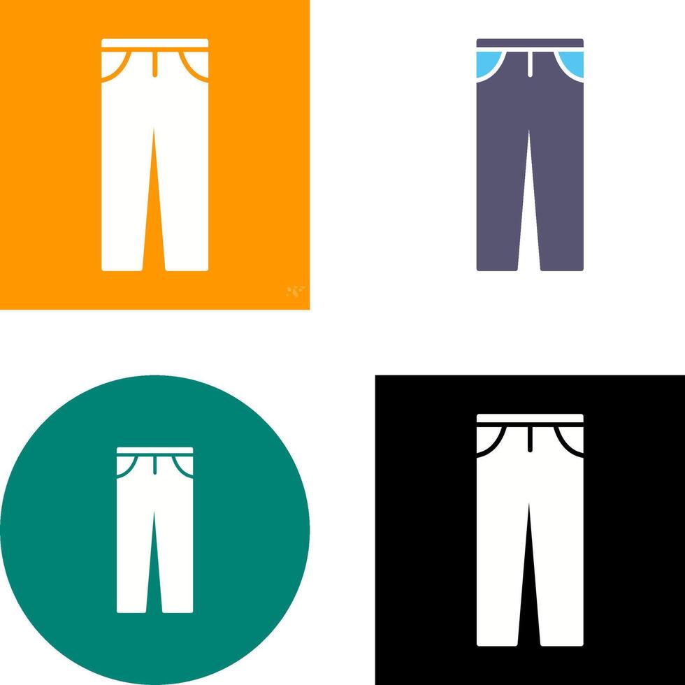 Pants Icon Design vector
