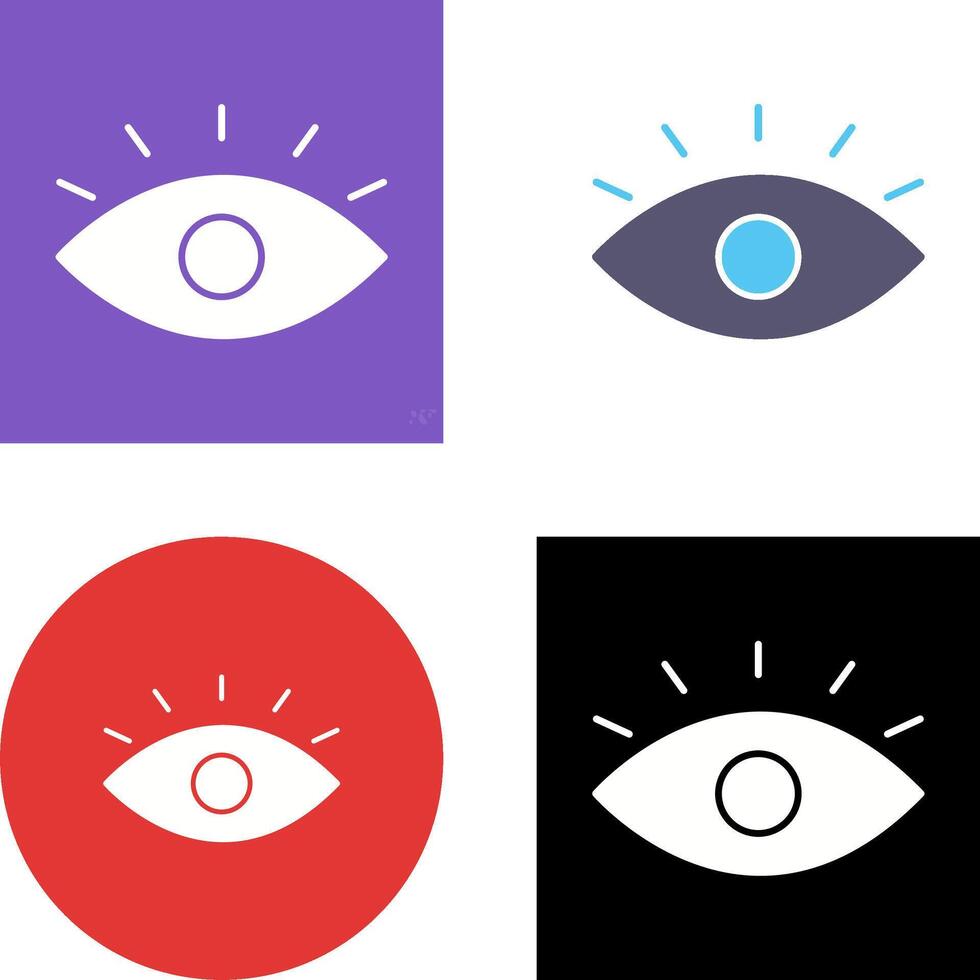 diseño de icono de ojo vector