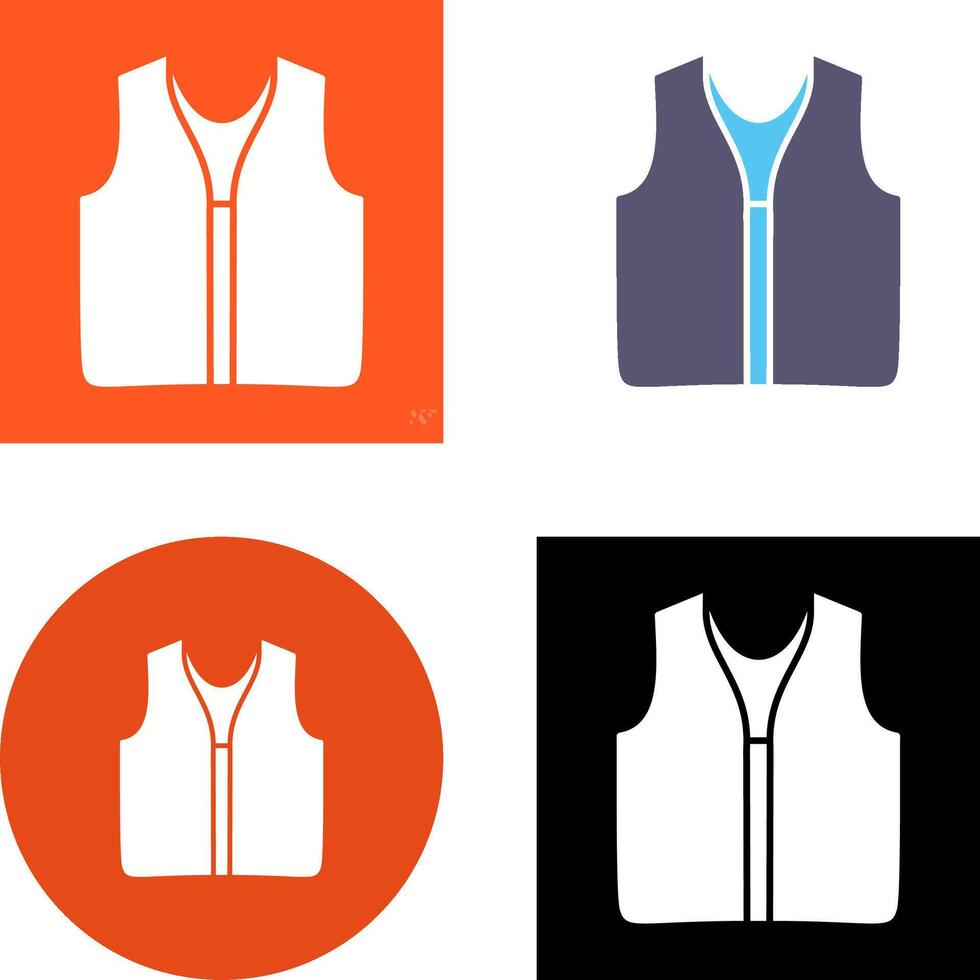 Swimming Vest Icon Design vector