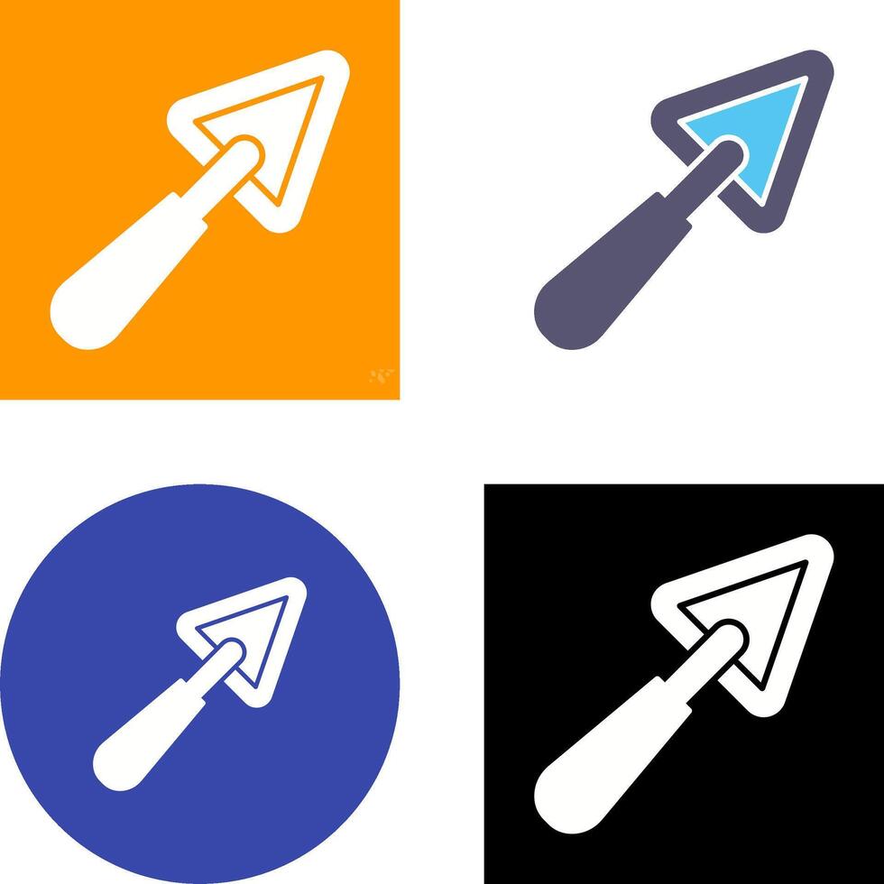 Trowel Icon Design vector