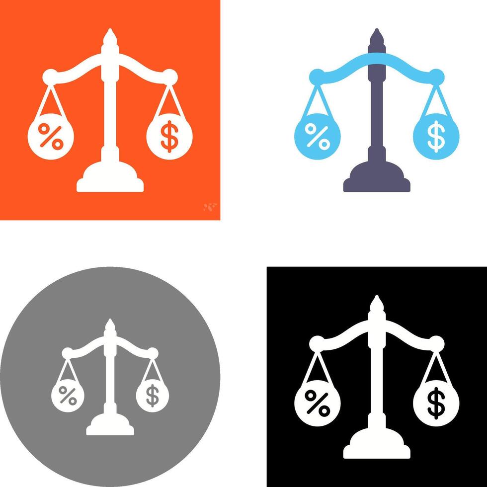 Scale Icon Design vector