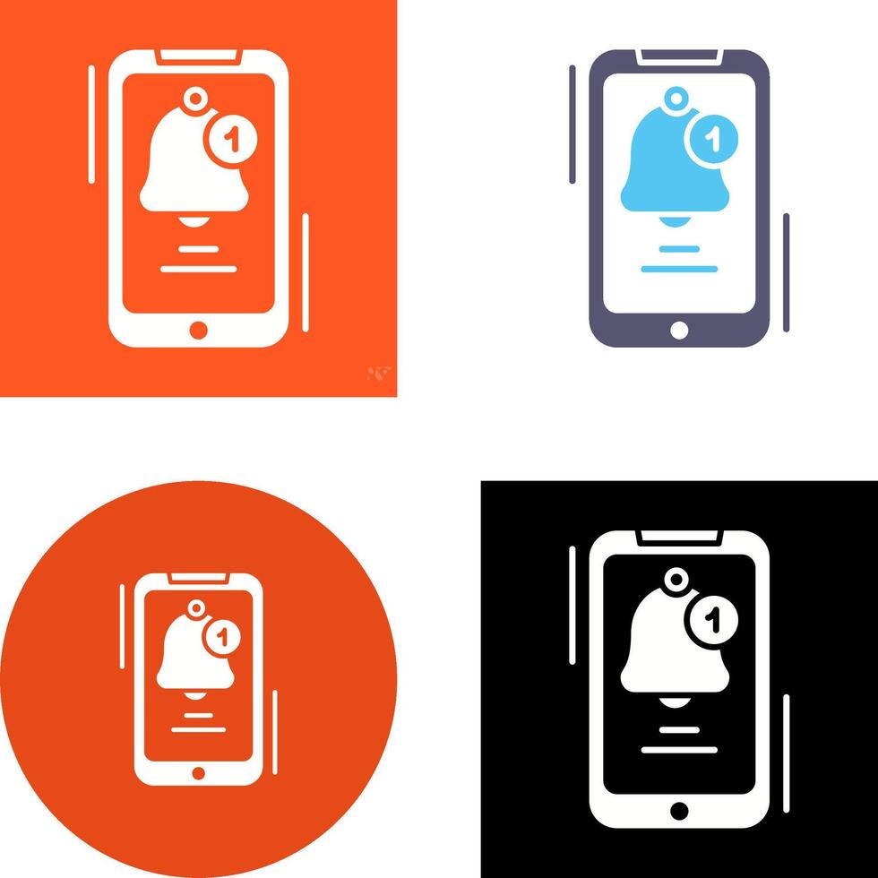 Notifications Icon Design vector