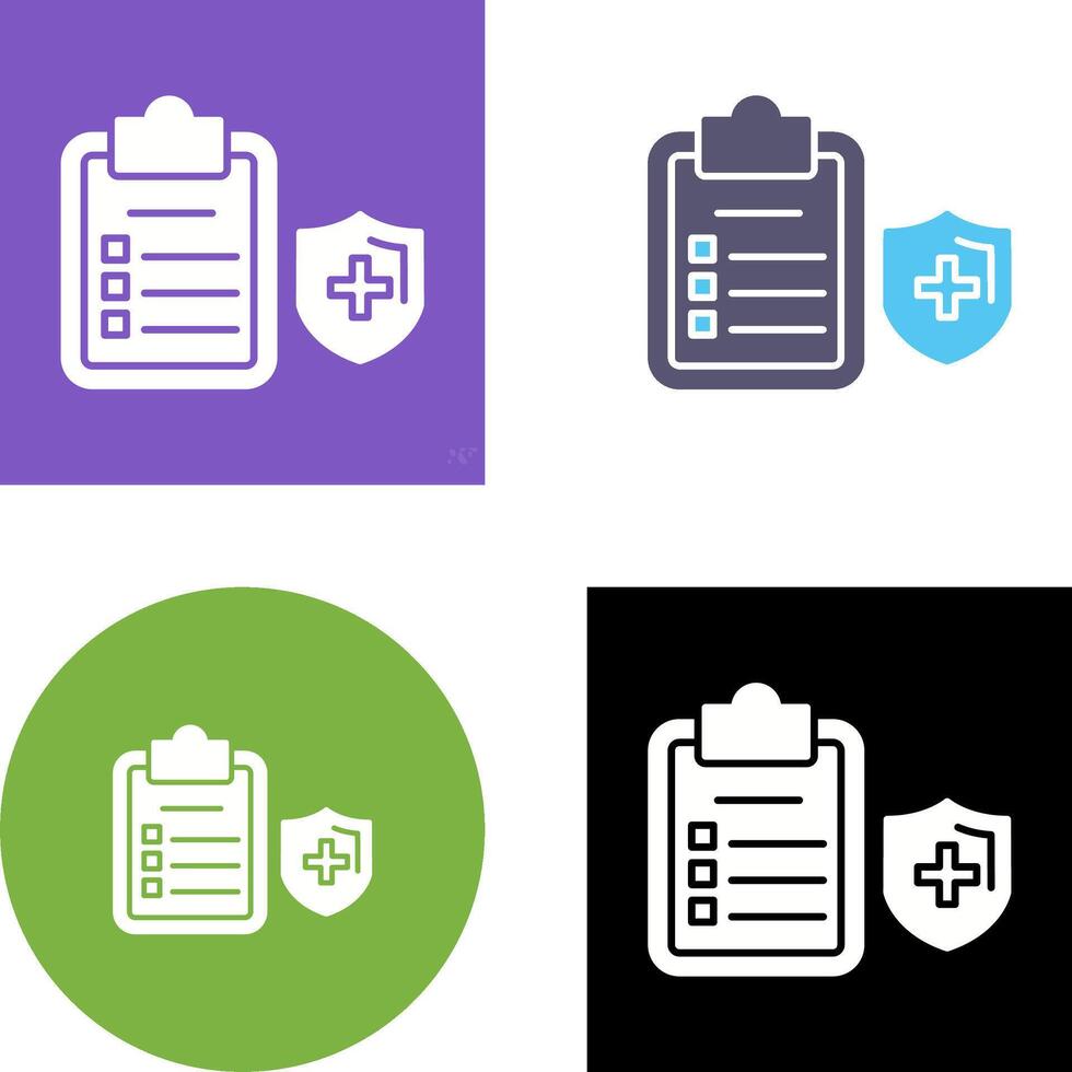 Medical Protection Icon Design vector