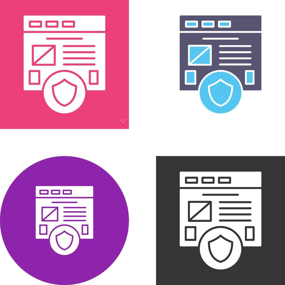 Secure Icon Design vector