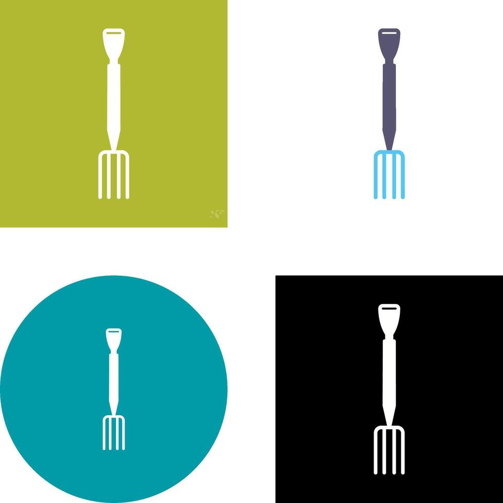 Gardening Fork Icon Design vector