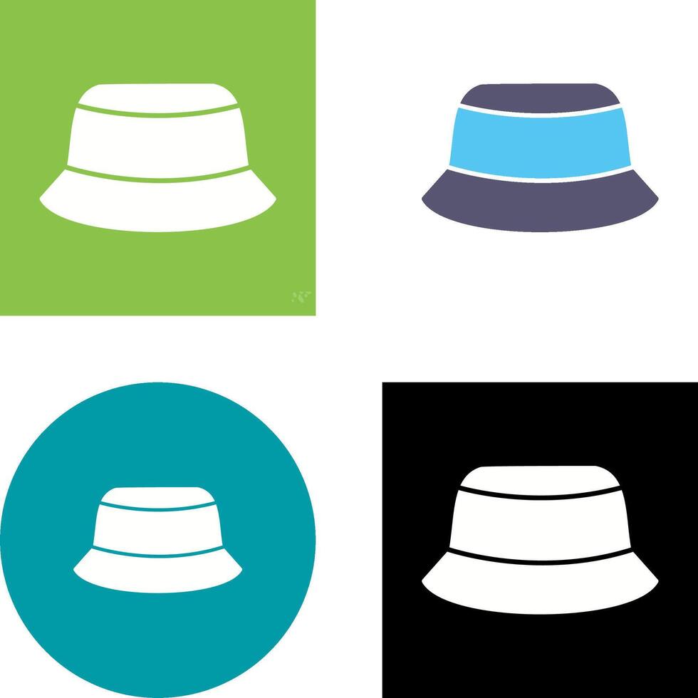 Men's Hat Icon Design vector