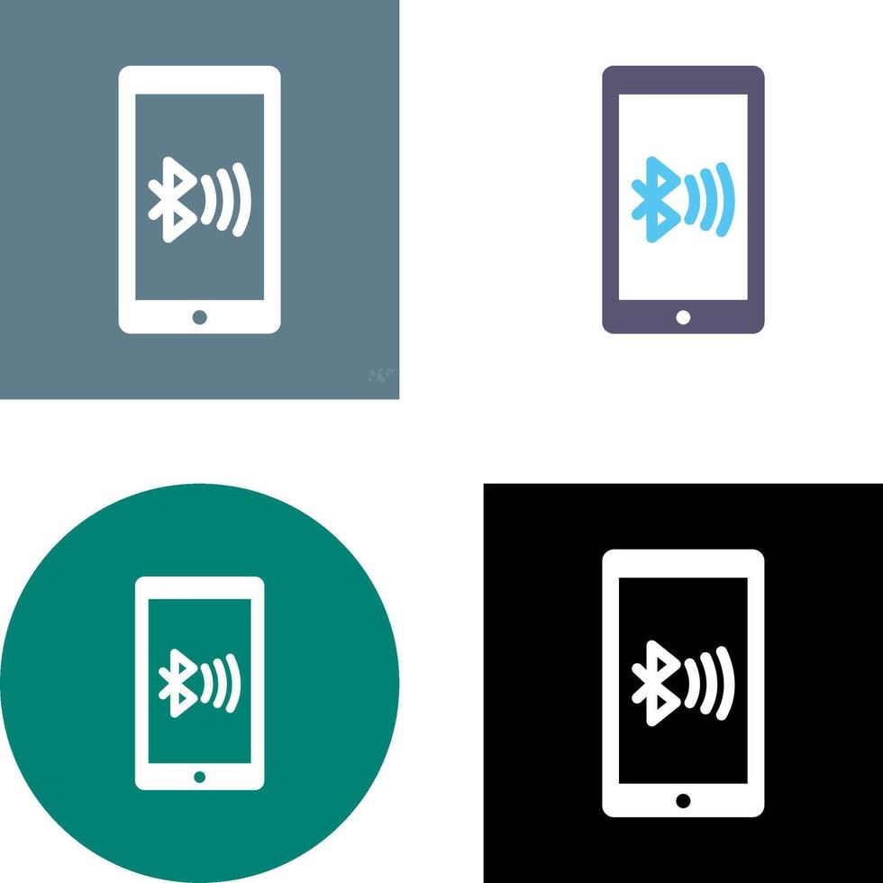 Connected Device Icon Design vector