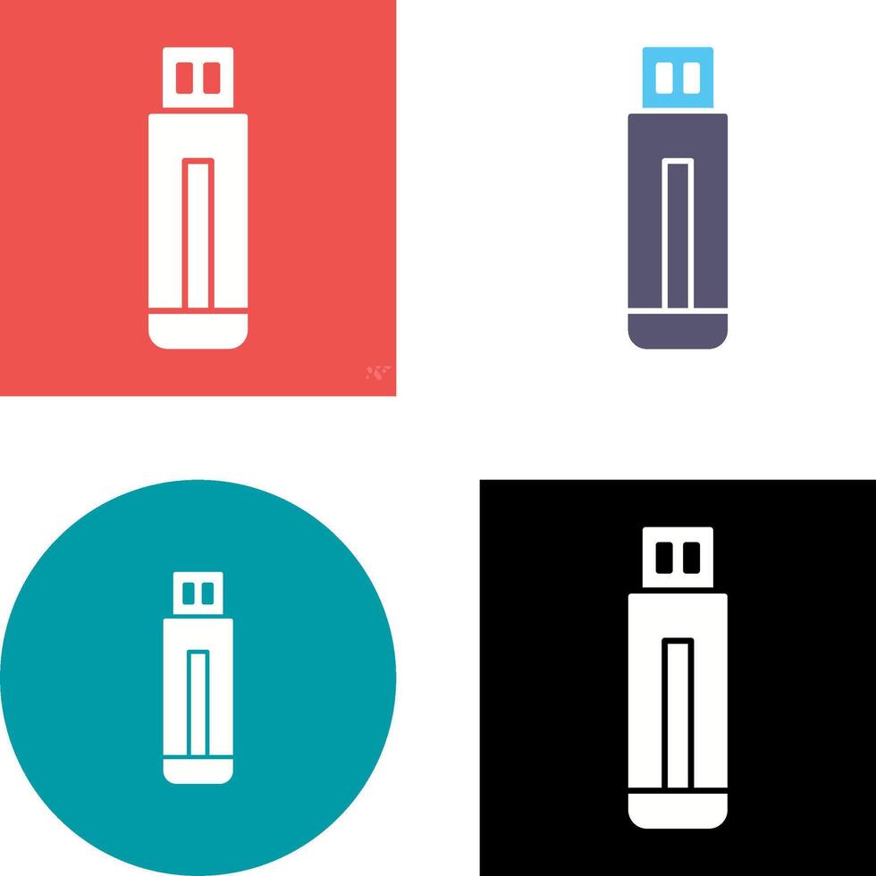 USB Drive Icon Design vector