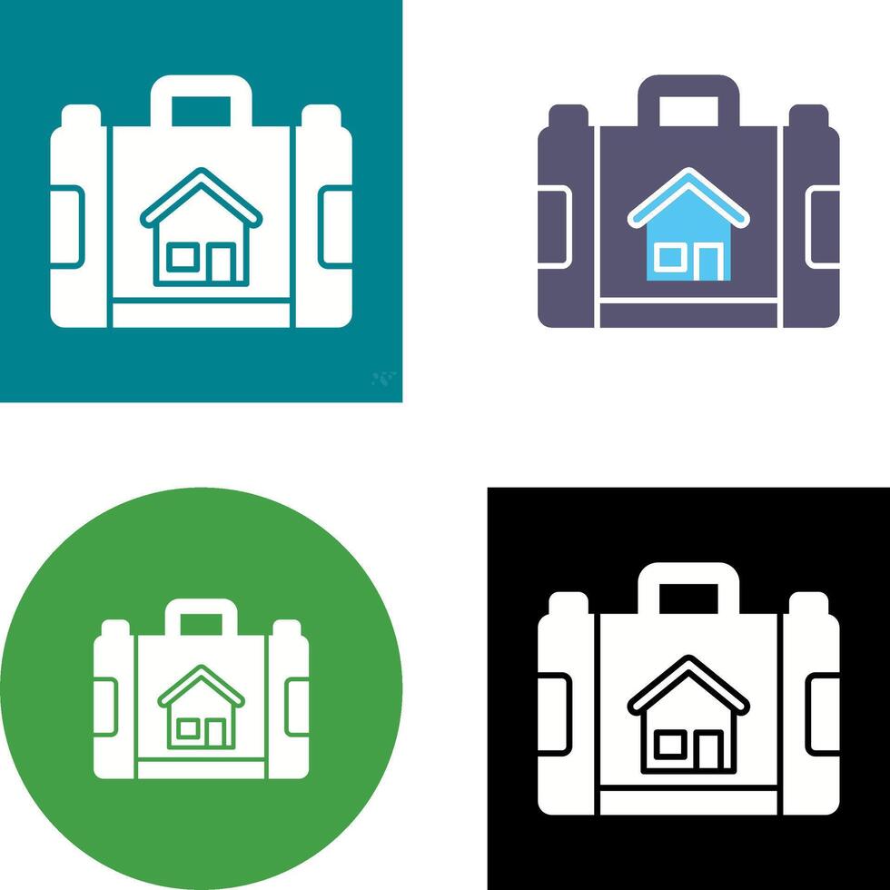 Briefcase Icon Design vector
