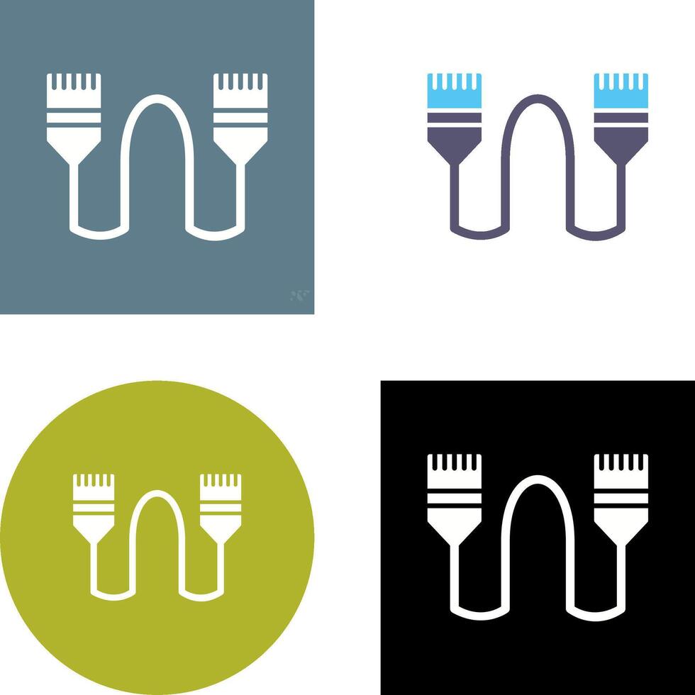 Internet Cable Icon Design vector