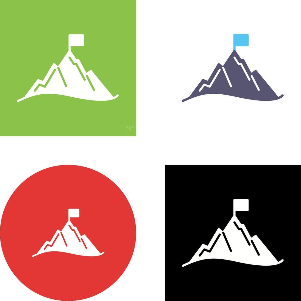 Mission Icon Design vector