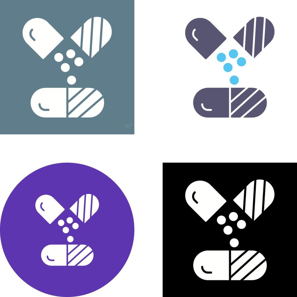 Capsule Icon Design vector