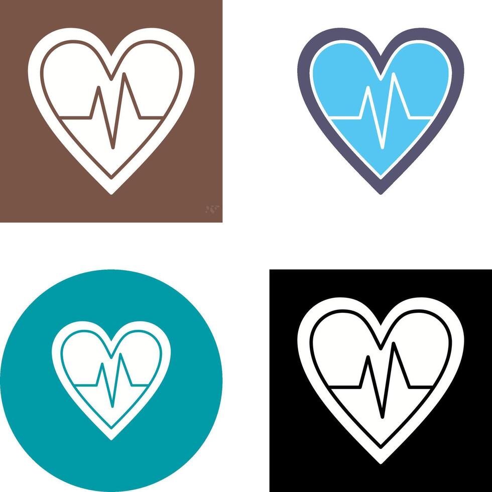 Cardiogram Icon Design vector
