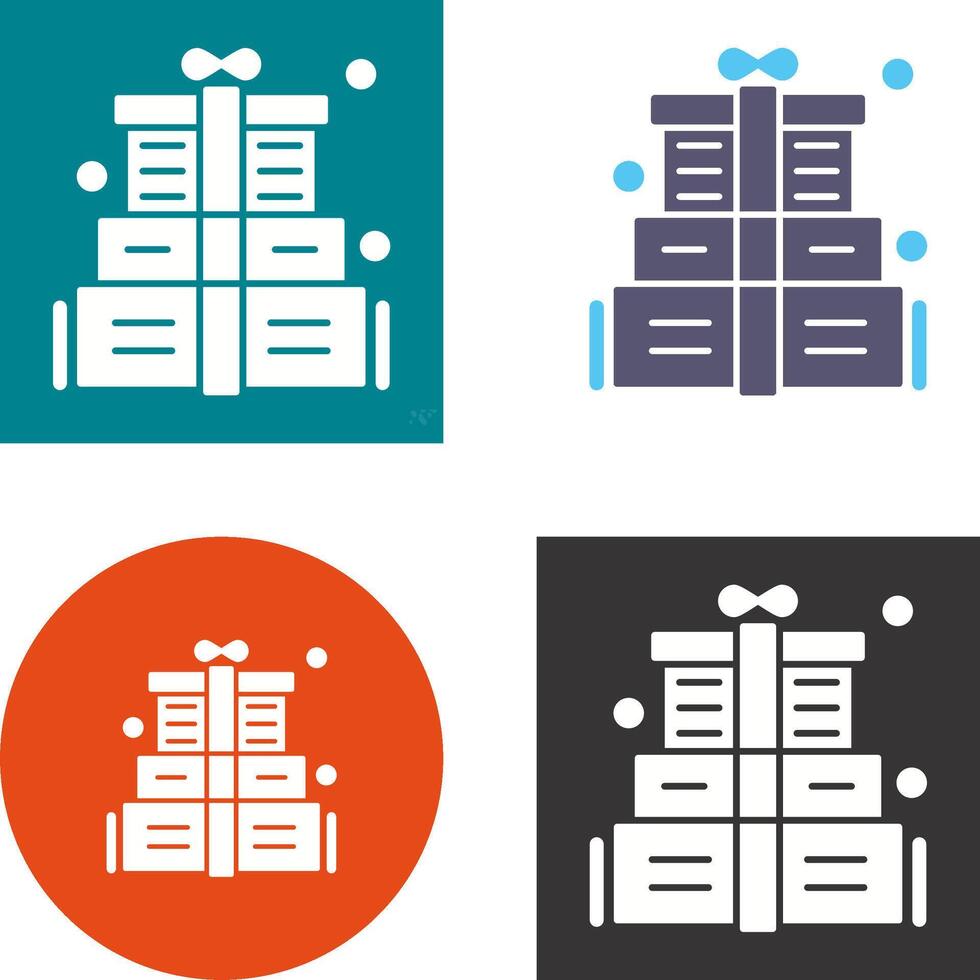 Gift Box Icon Design vector