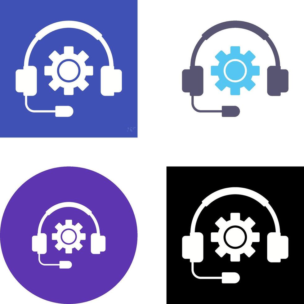 Customer Support Icon Design vector