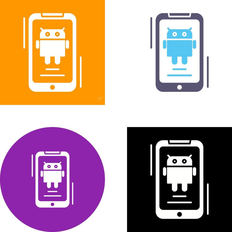 Android Icon Design vector
