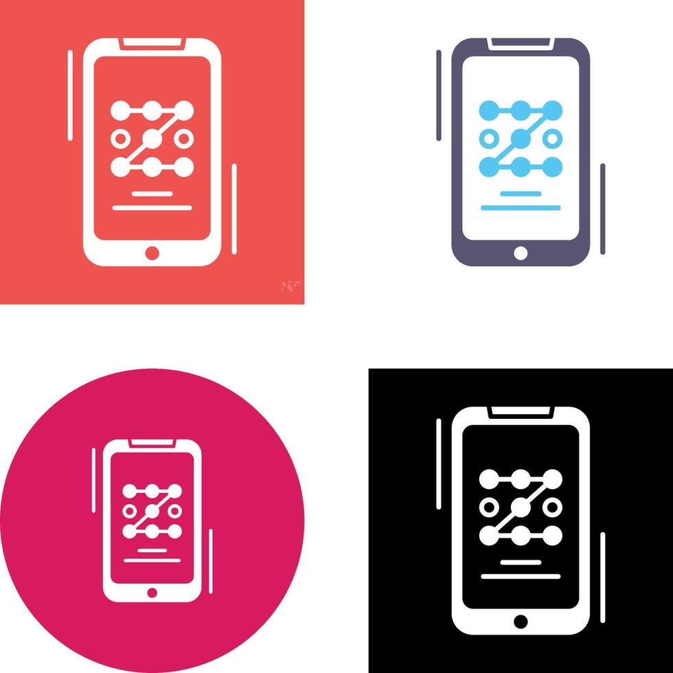 Pattern Code Icon Design vector
