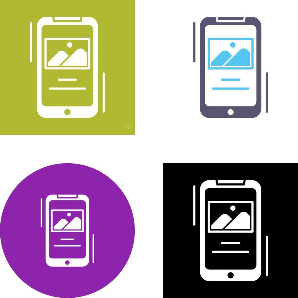 Gallery Icon Design vector