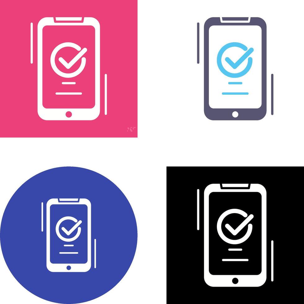 Accepted Icon Design vector
