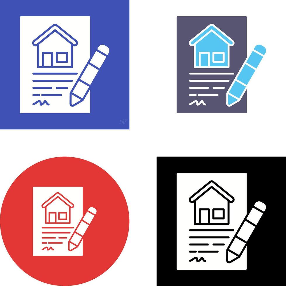 Contract Icon Design vector