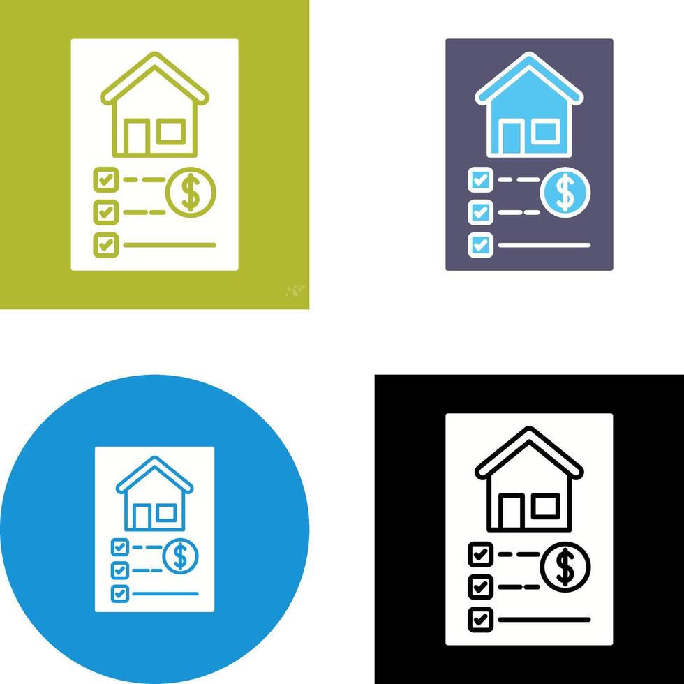 List Icon Design vector