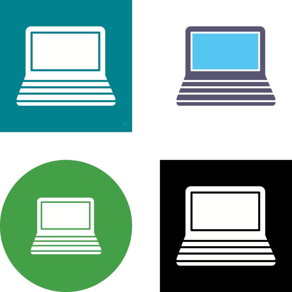 Laptop Icon Design vector