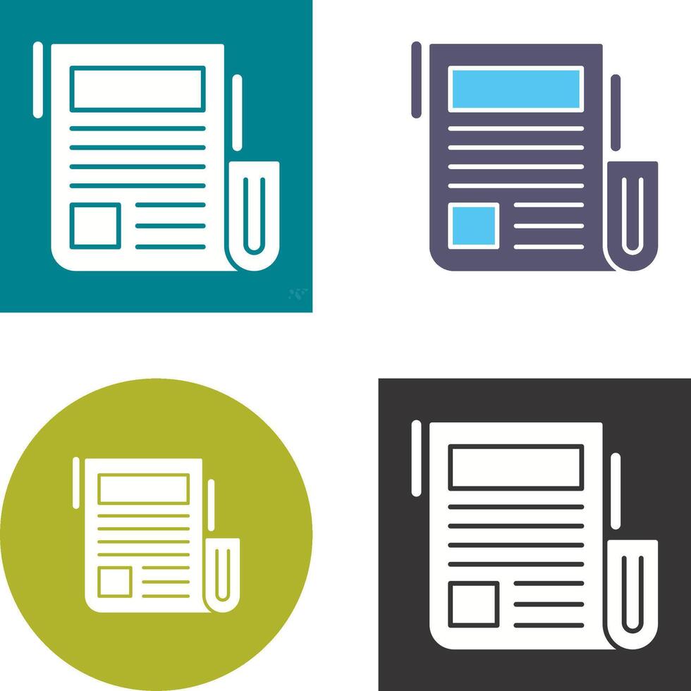 News Icon Design vector