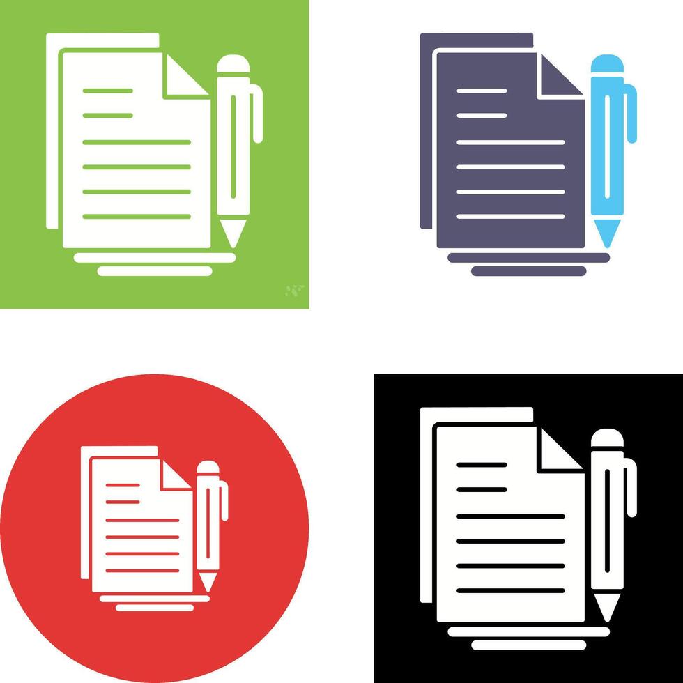 Document Icon Design vector