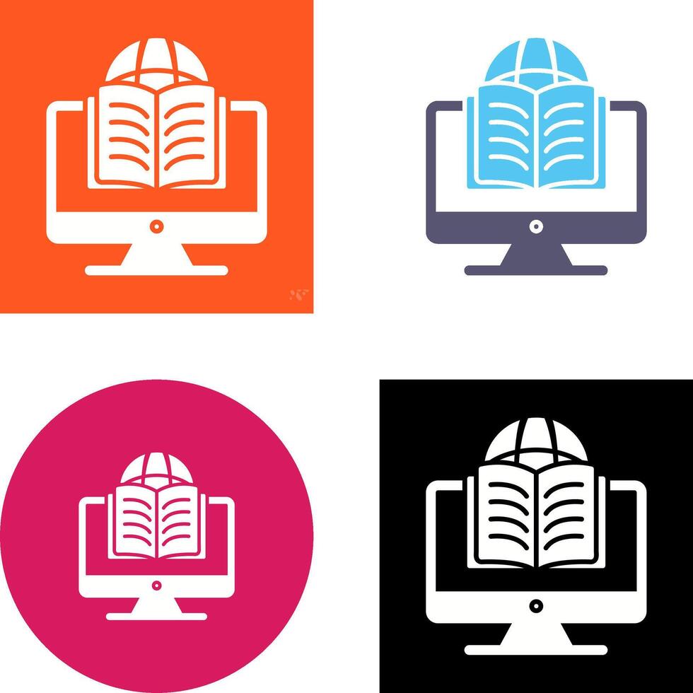 Learning Icon Design vector