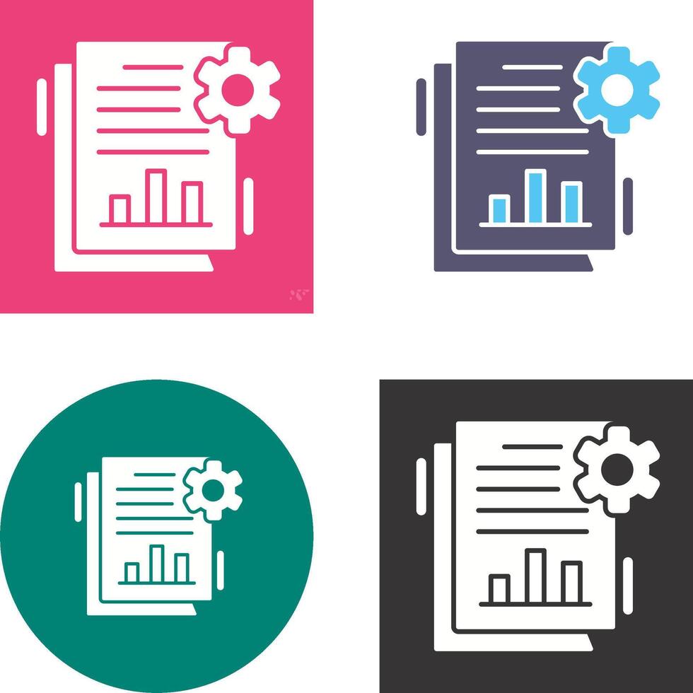 SEO Report Icon Design vector