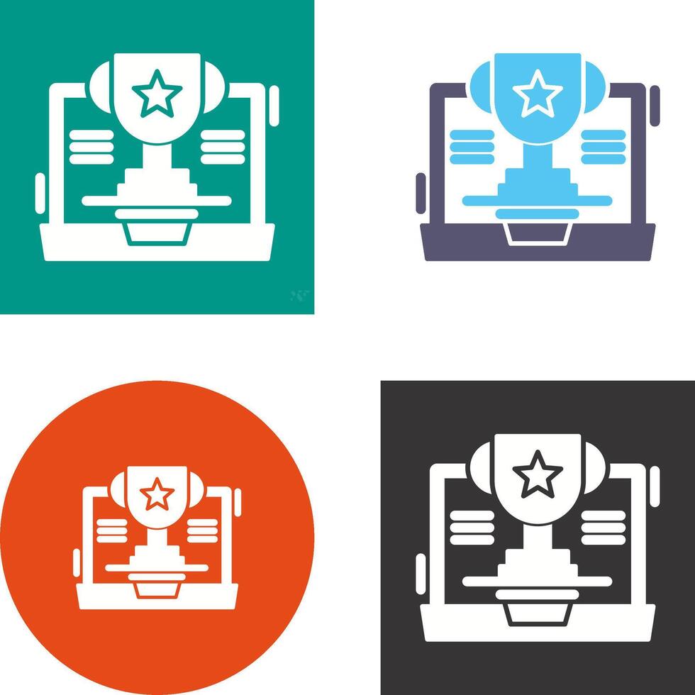 Trophy Icon Design vector