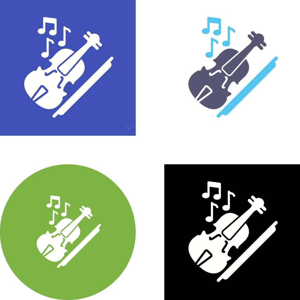 Violin Icon Design vector
