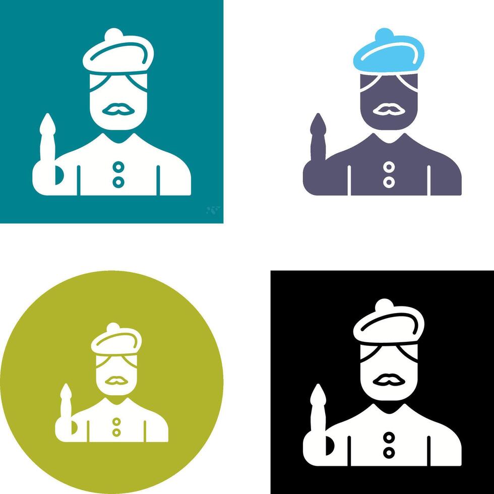 Artist Icon Design vector