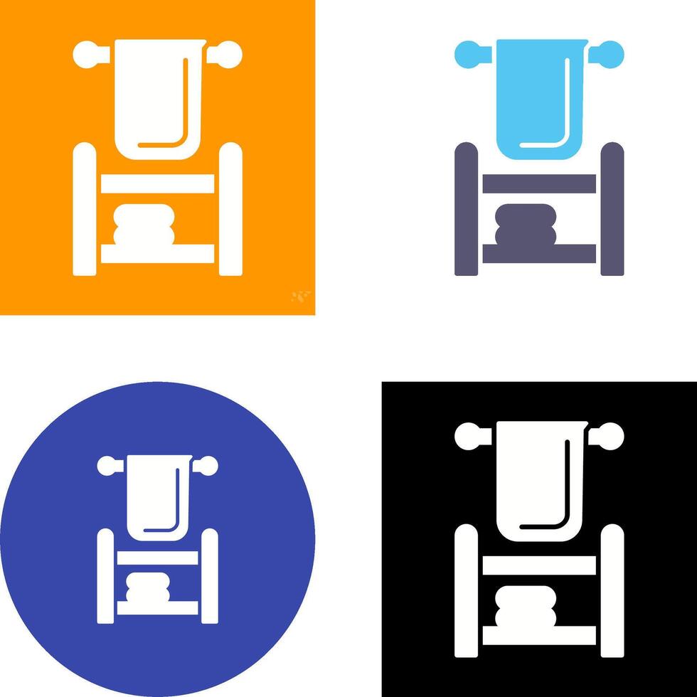 Towel Icon Design vector