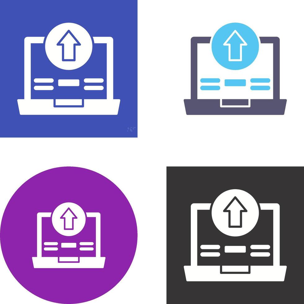 Upload Icon Design vector